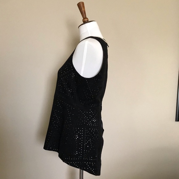 BCBGMAXAZRIA Caralyn Halter Neck Open Back Tank - Picture 3 of 5